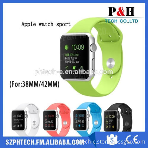 Fashion Design for apple watch,2015 silicon for apple watch band strap
